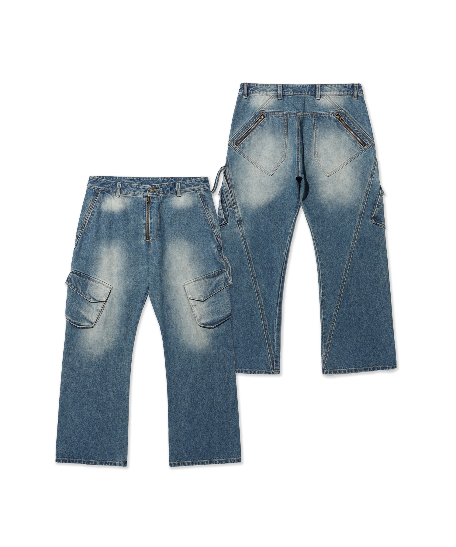 Influencer pick] [Astro Boy] Mach 5 Denim Shorts(INDIGO
