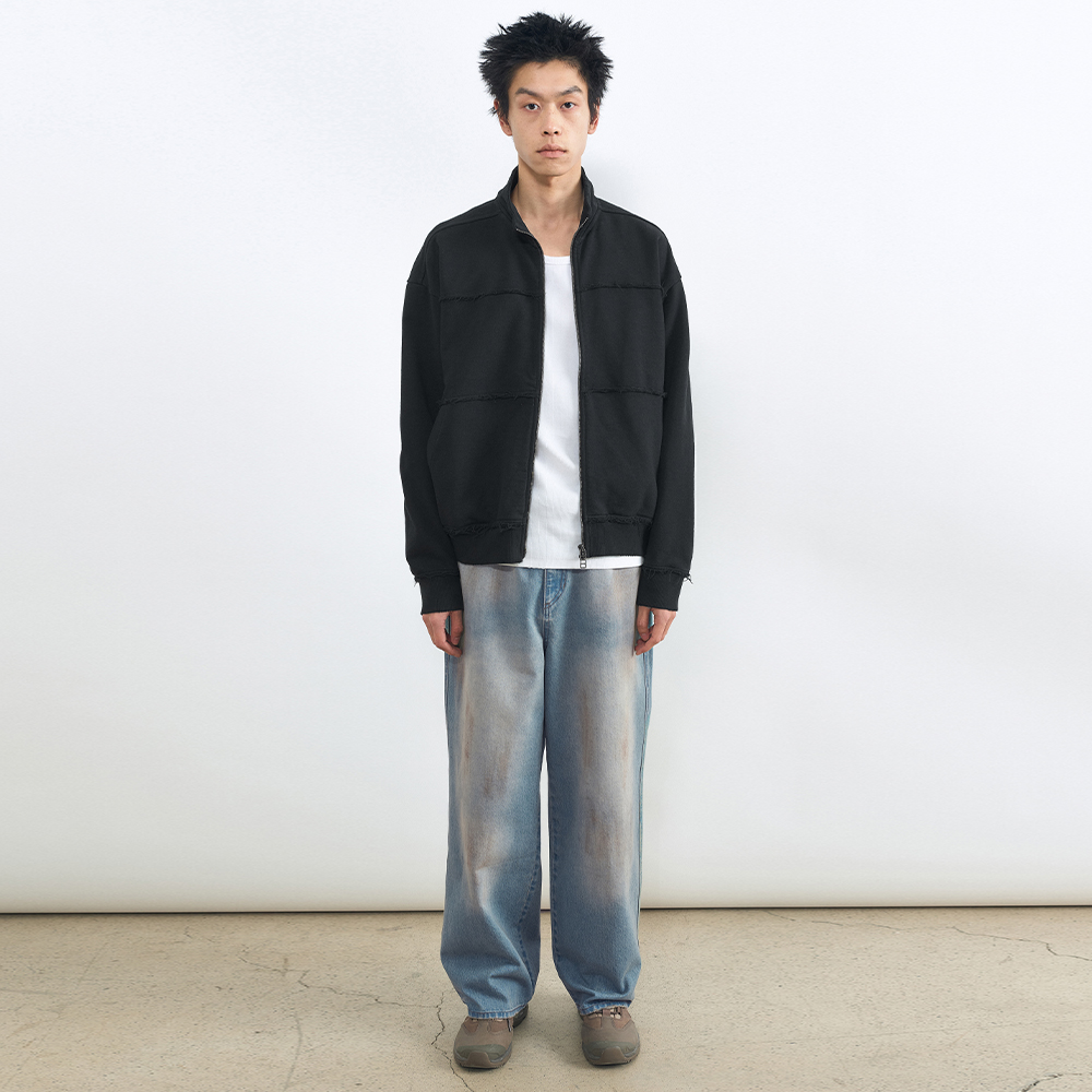 [Influencer pick] Mud Washing Denim Pants LIGHT BLUE