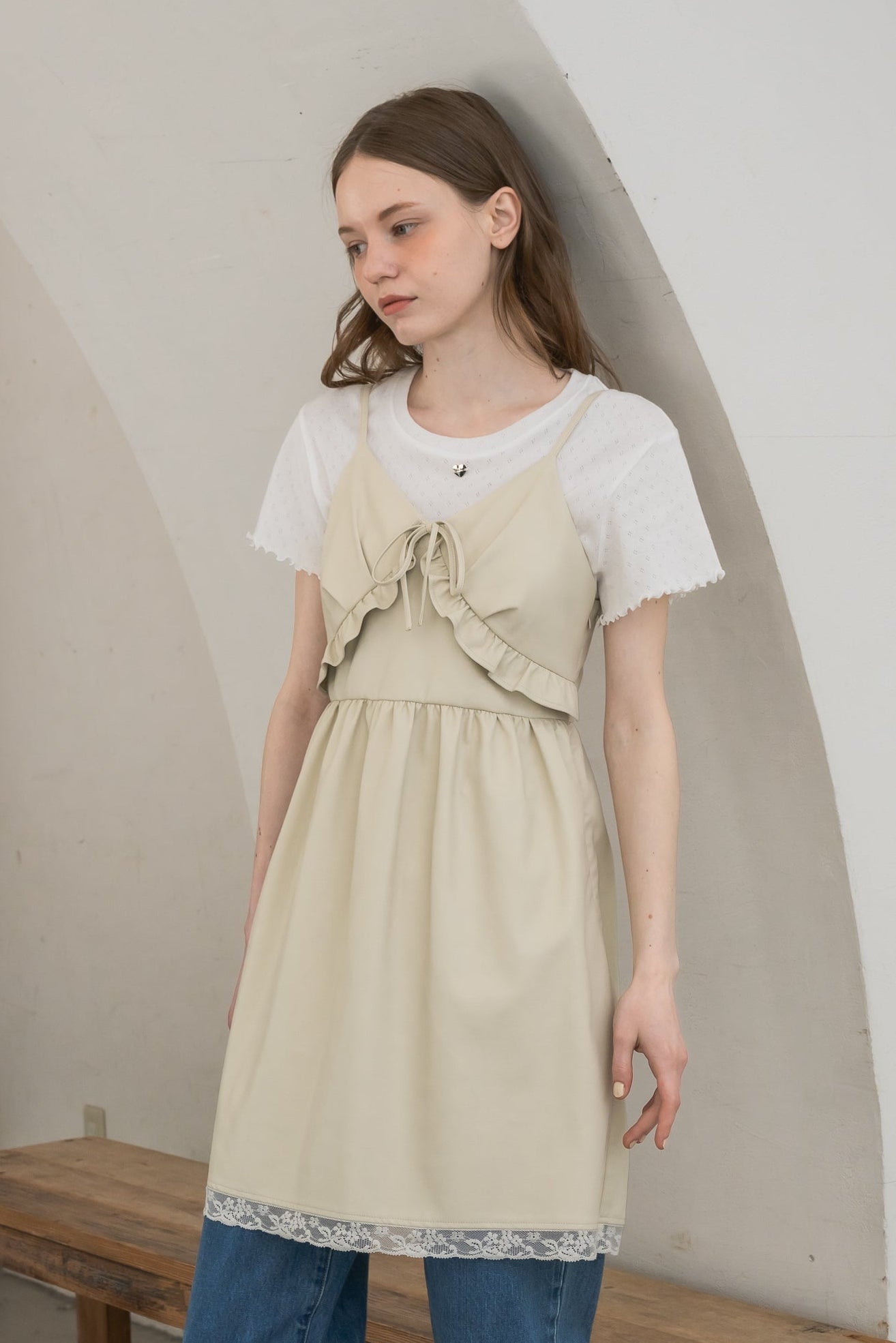Influencer pick] Ribbon Cancan Skirt - BLACK | ファッション