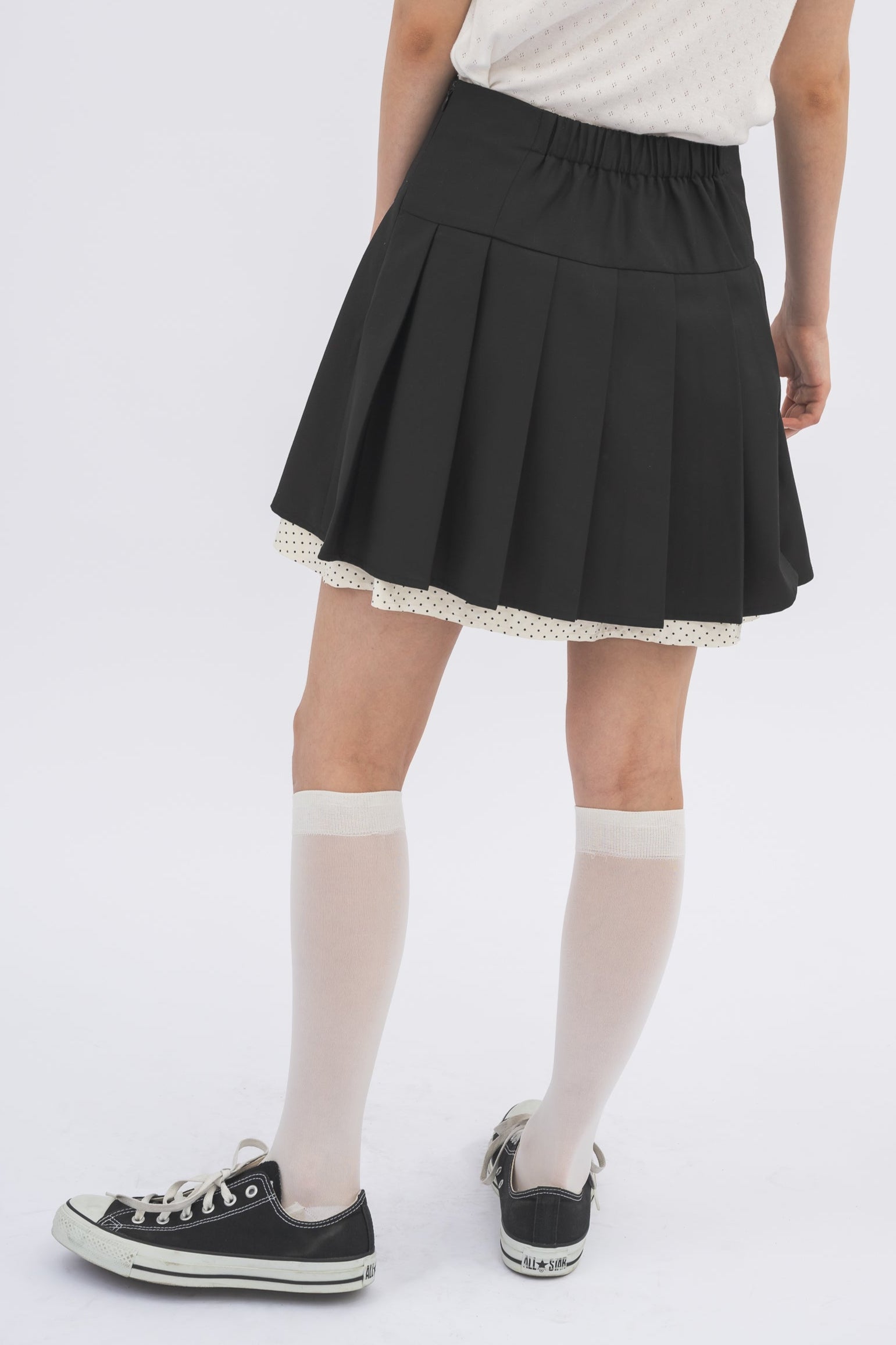 ミニスカート INSTANTFUNK Layered pleats mini skirt 5BNY783 INSTANTFUNK Layered pleats mini skirt 5BNY783 (INSTANTFUNK