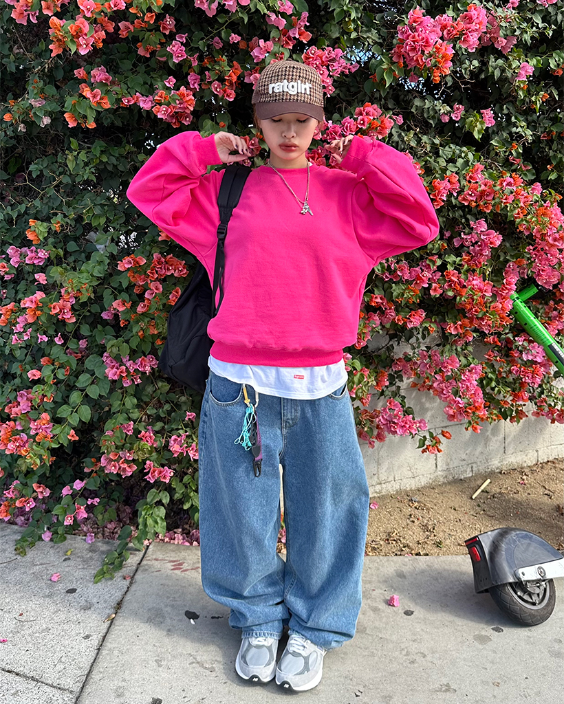 (ORIGINAL) クルーネックスウェットシャツ (裏起毛)