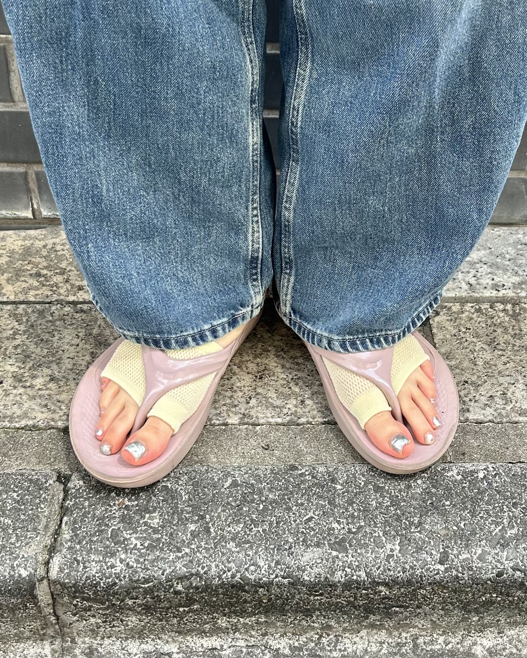 【冷感ドライ】メッシュトングタイプ(滑り止め付き)