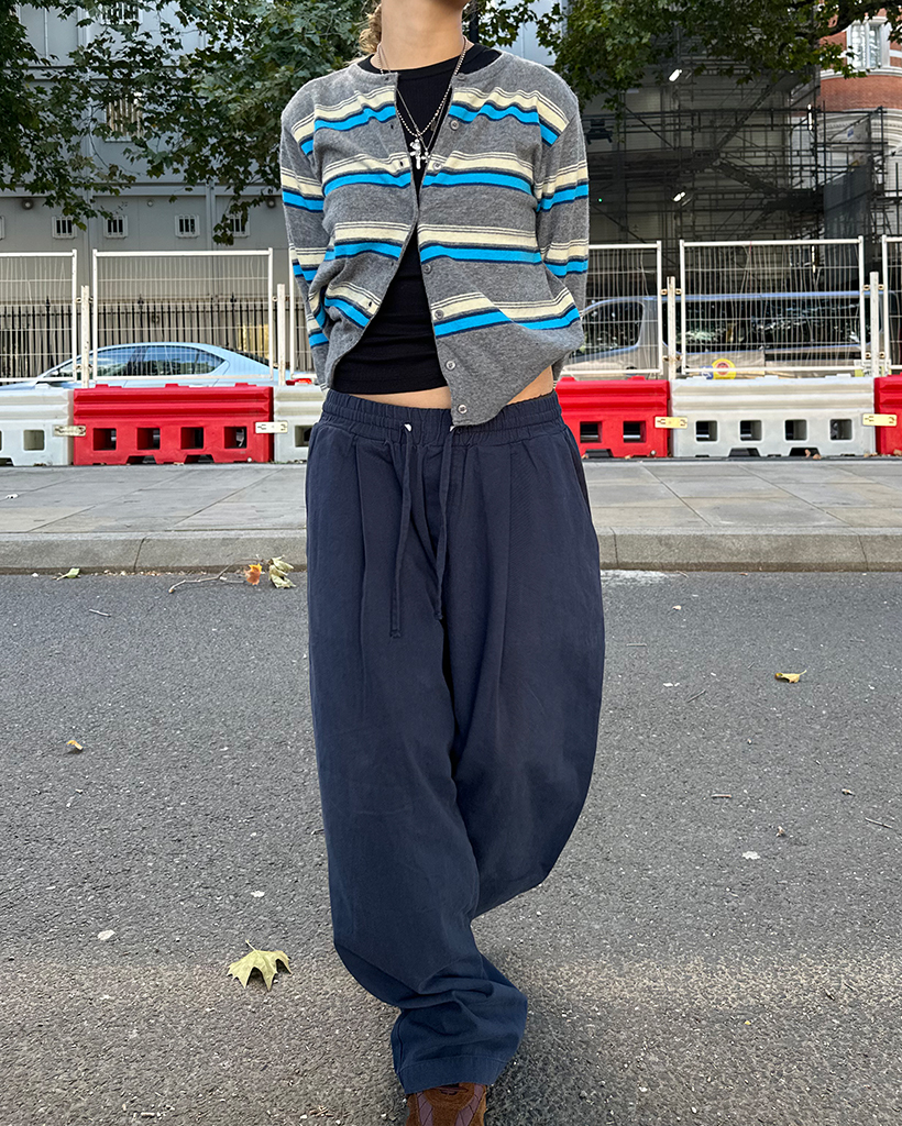 パンツ nuu ユニセックス) ボリュームサイドストリングパンツ