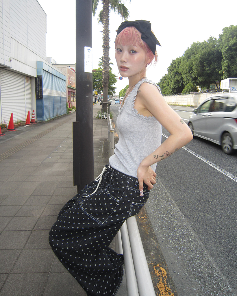 coo..kuuさまヌビたっぷりフレアダブルハンドルバッグ オーダー専用ページ CHIGNON｜ベロア メッシュ キャミ プルオーバー 8653-401kk-kk