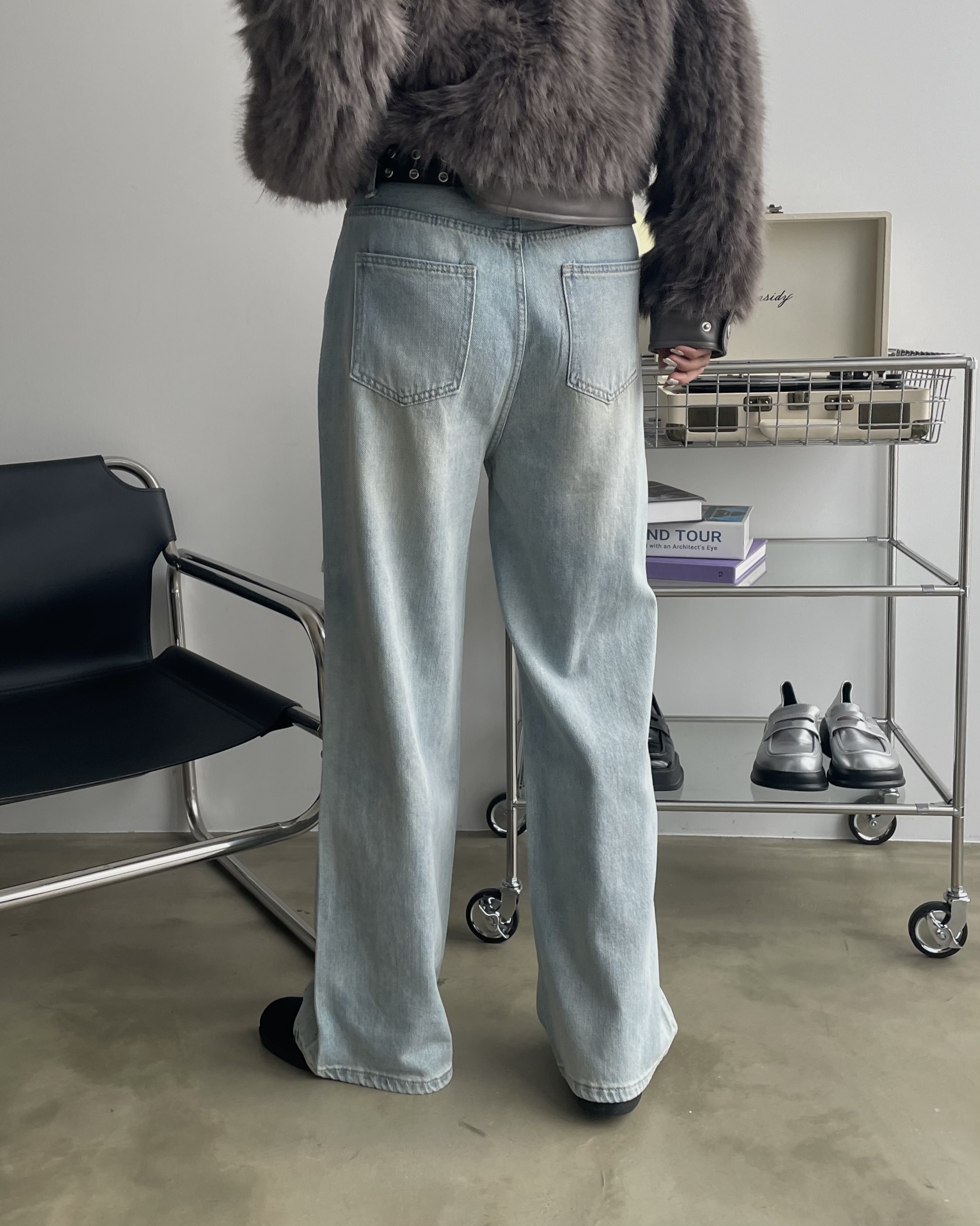 sakishimatokyo ジーンズ デニム デニムパンツ タック入り