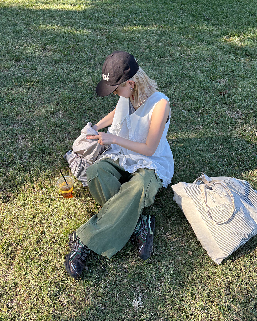 ユニセックス）ウエストゴムウォッシングカーゴパンツ | ファッション