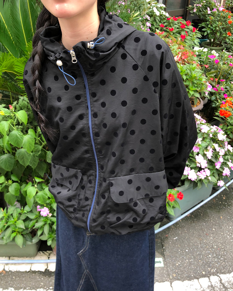 nagonstans ウェザープルーフ Hooded フレアブルゾン nagonstans