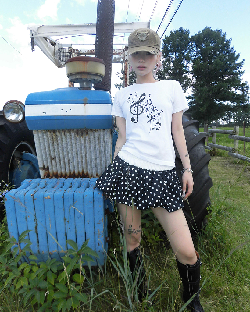 ドットレイヤードバルーンマイクロミニスカート | ファッション通販