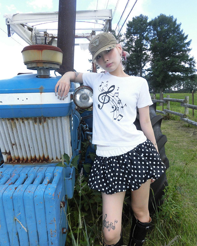 ドットレイヤードバルーンマイクロミニスカート | ファッション ドットレイヤードバルーンマイクロミニスカート | ファッション