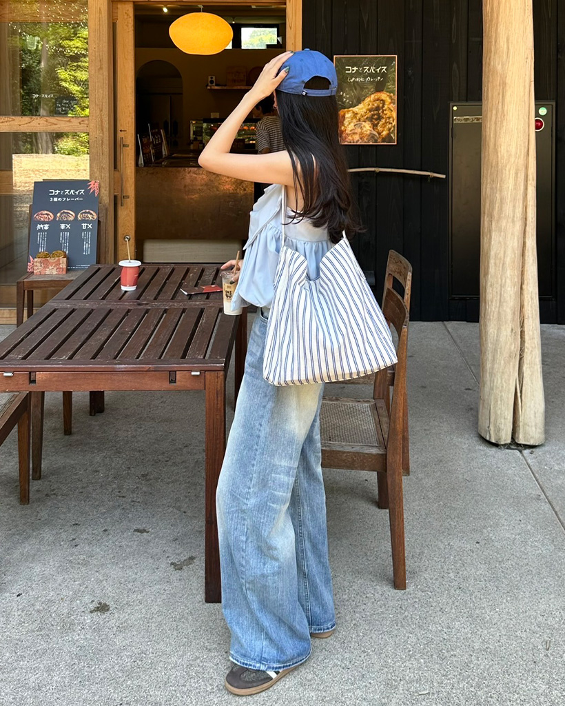 BJHG ワイドデニムパンツ 濃紺 地底人オンライン ユニセックス【L】y2k BJHG ワイドデニムパンツ 濃紺 地底人オンライン ユニセックス