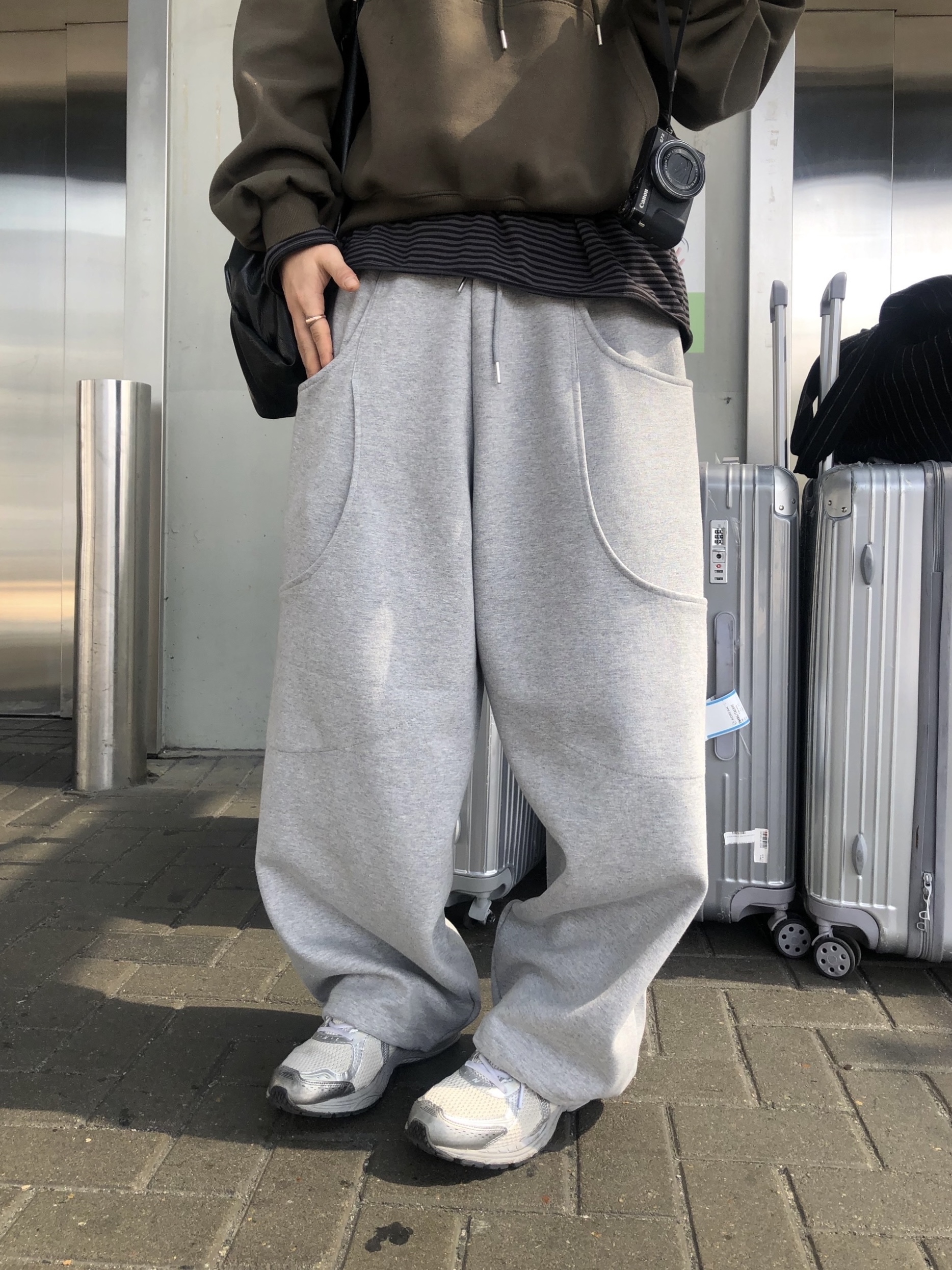 (3color)バルーンスウェットパンツ