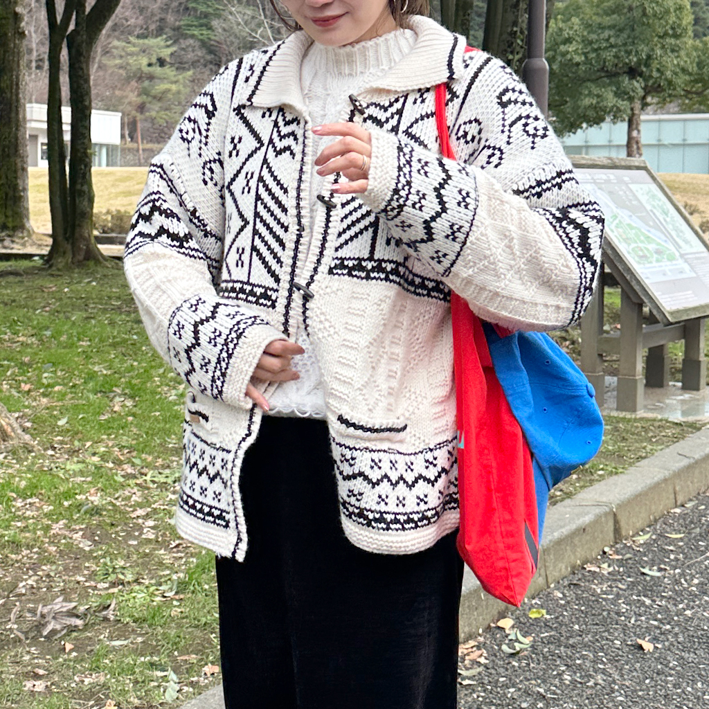 ノルディックカウチンニットカーディガン | ファッション通販サイト NUGU