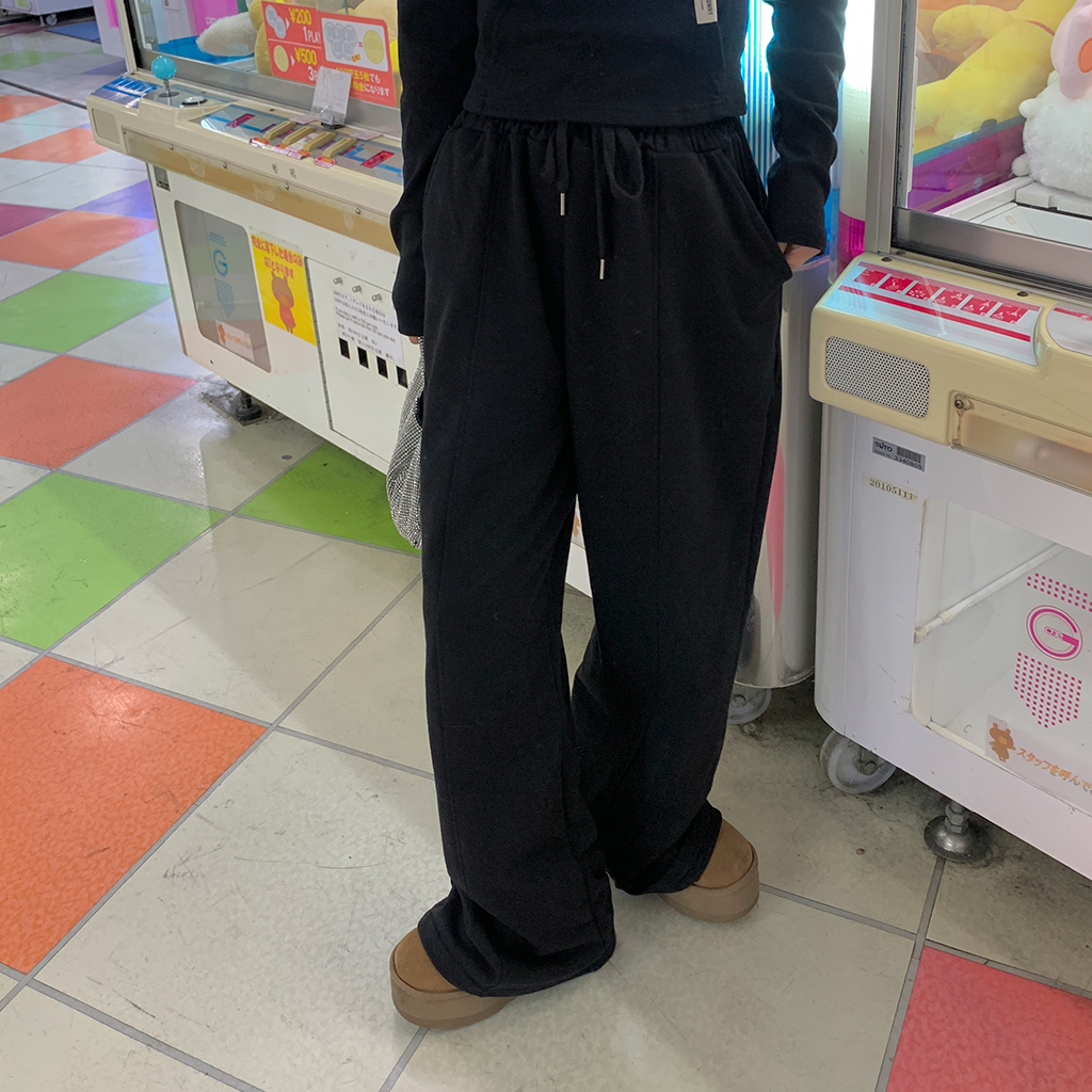 無地ウエストゴムスウェットパンツ | ファッション通販サイト NUGU