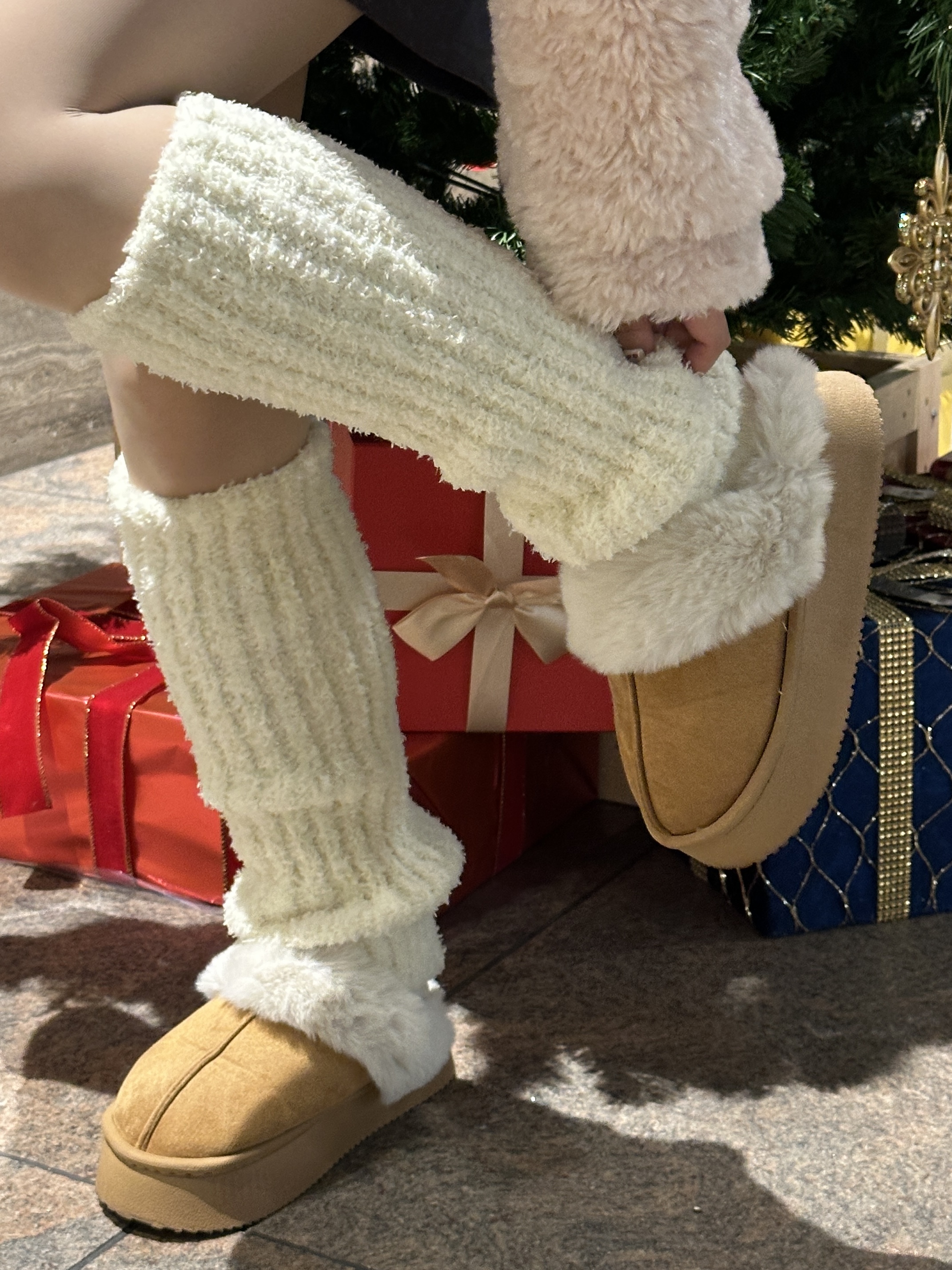 ブークレリブレッグウォーマー