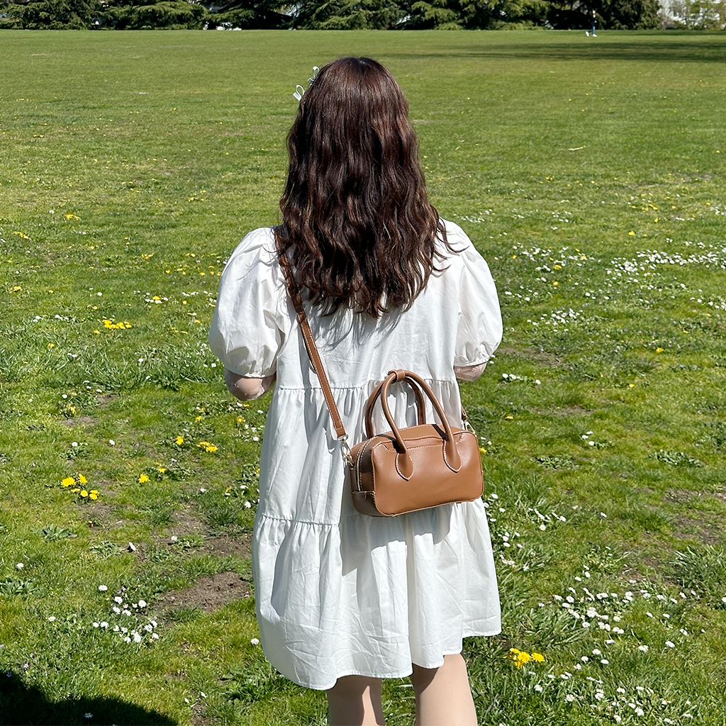 ステッチブラウントートバッグ | ファッション通販サイト NUGU