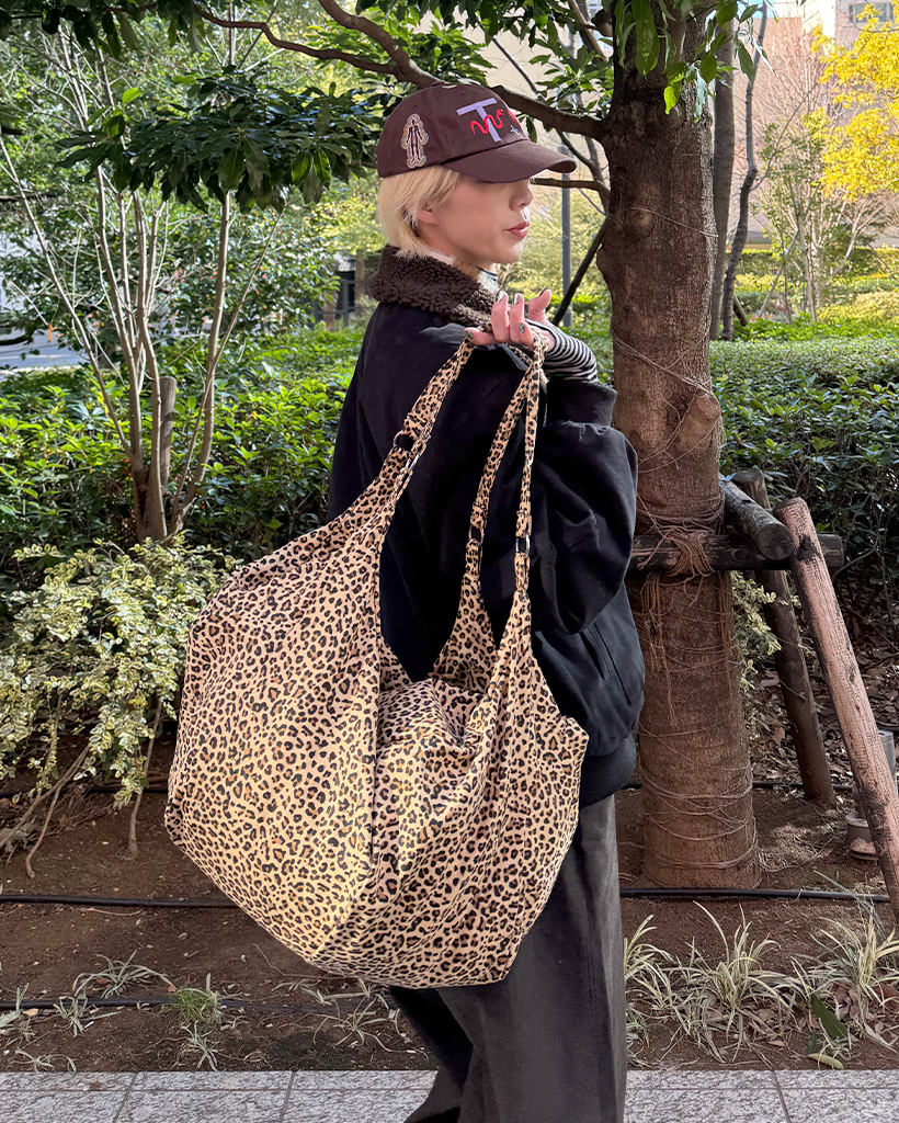 レオパードビッグショルダーバッグ
