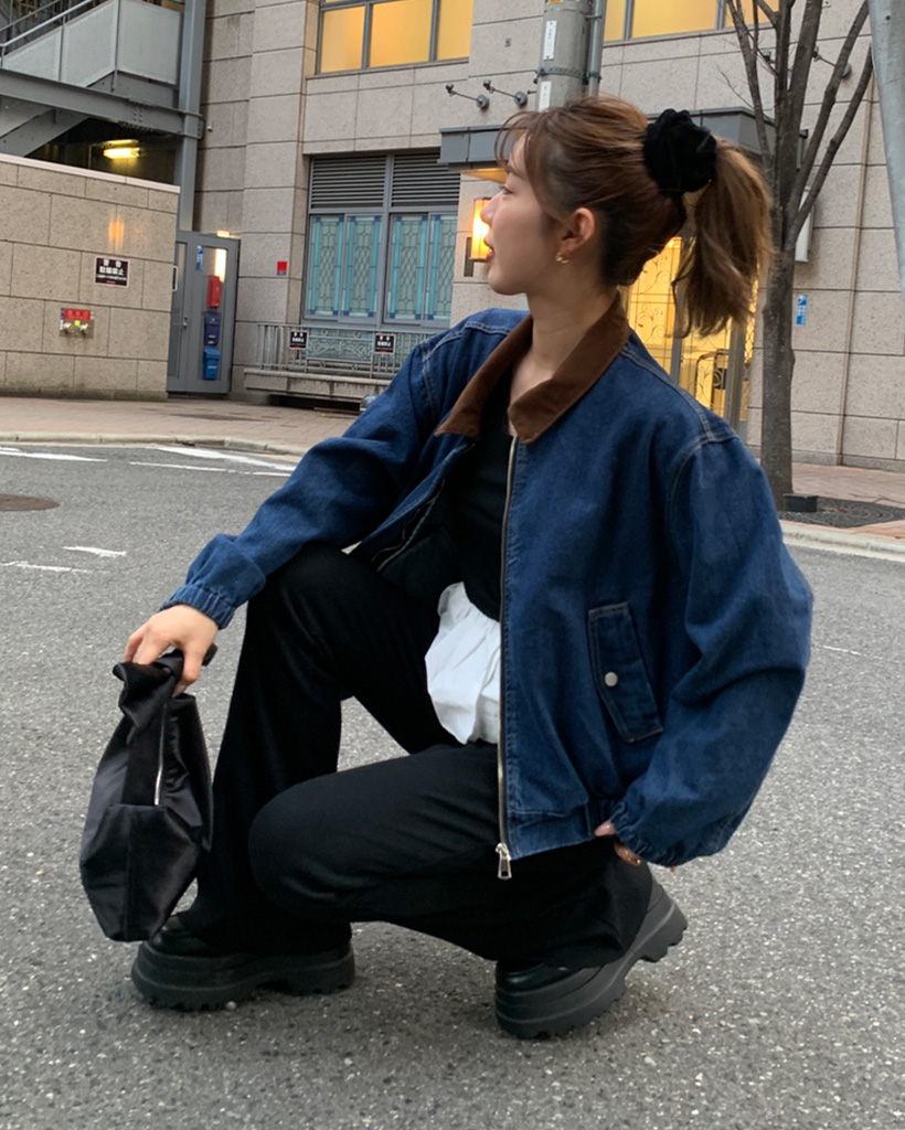 コーデュロイカラーデニムジャケット | ファッション通販サイト NUGU