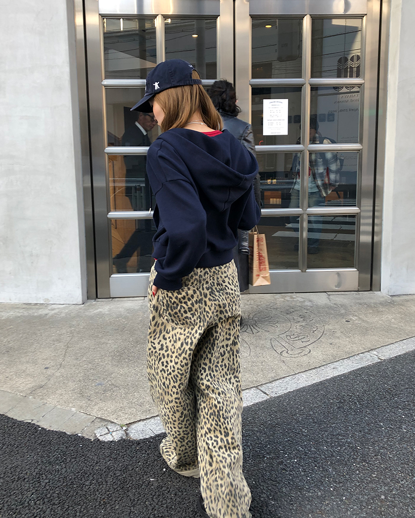 レオパードワイドコットンパンツ | ファッション通販サイト NUGU
