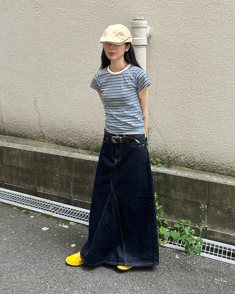 Theory 半袖リブニット マルチボーダー マルチボーダー半袖Tシャツ | ファッション通販サイト NUGU