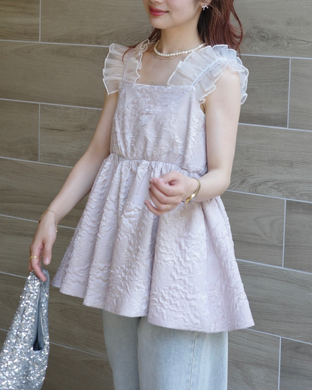 フリルカップ付きキャミ | ファッション通販サイト NUGU