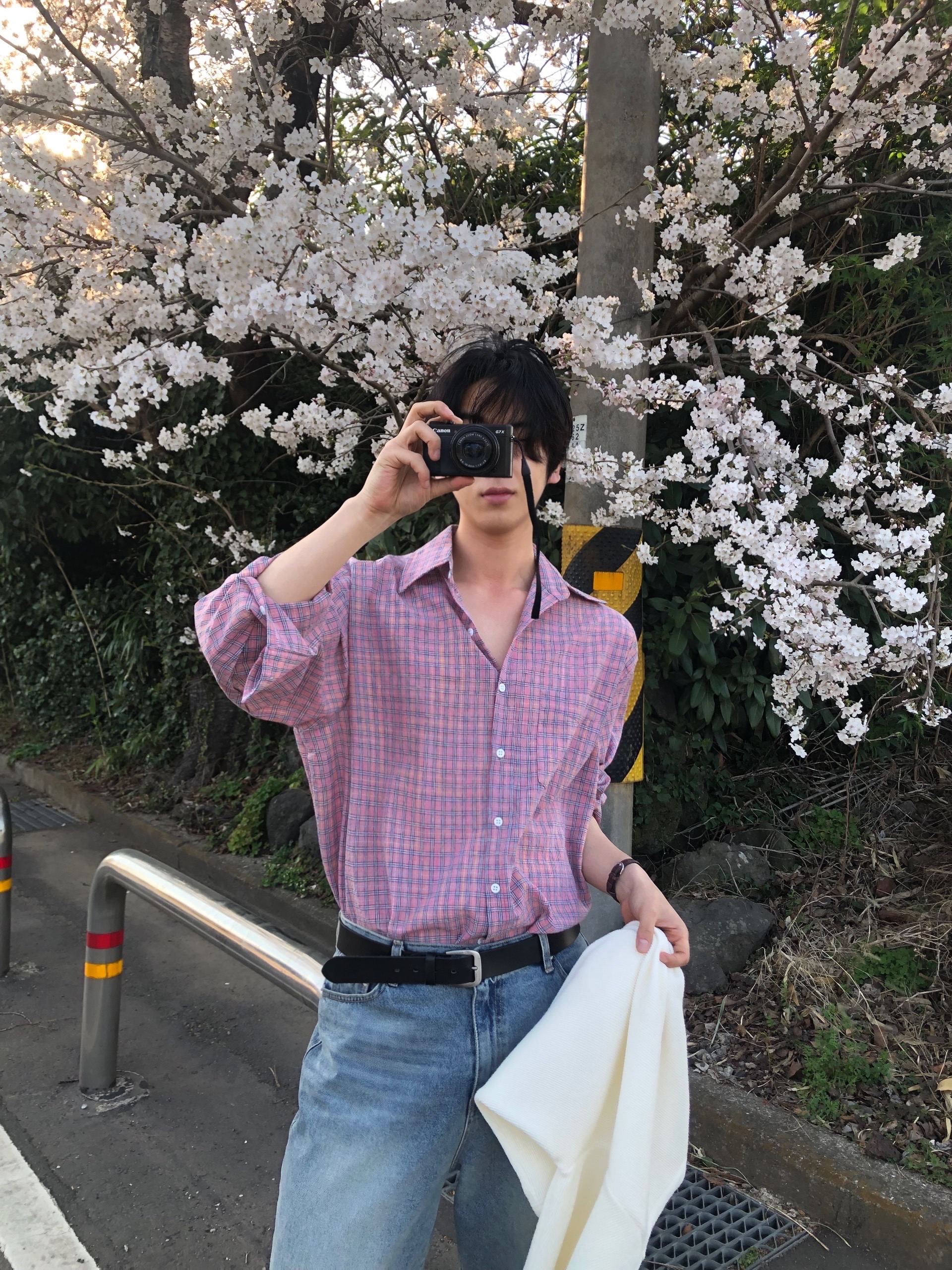 Movement check shirt (3color)