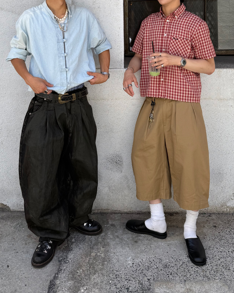 パンツ atgpn 2タックセンタープレスパンツ / #Newans | ファッション通販