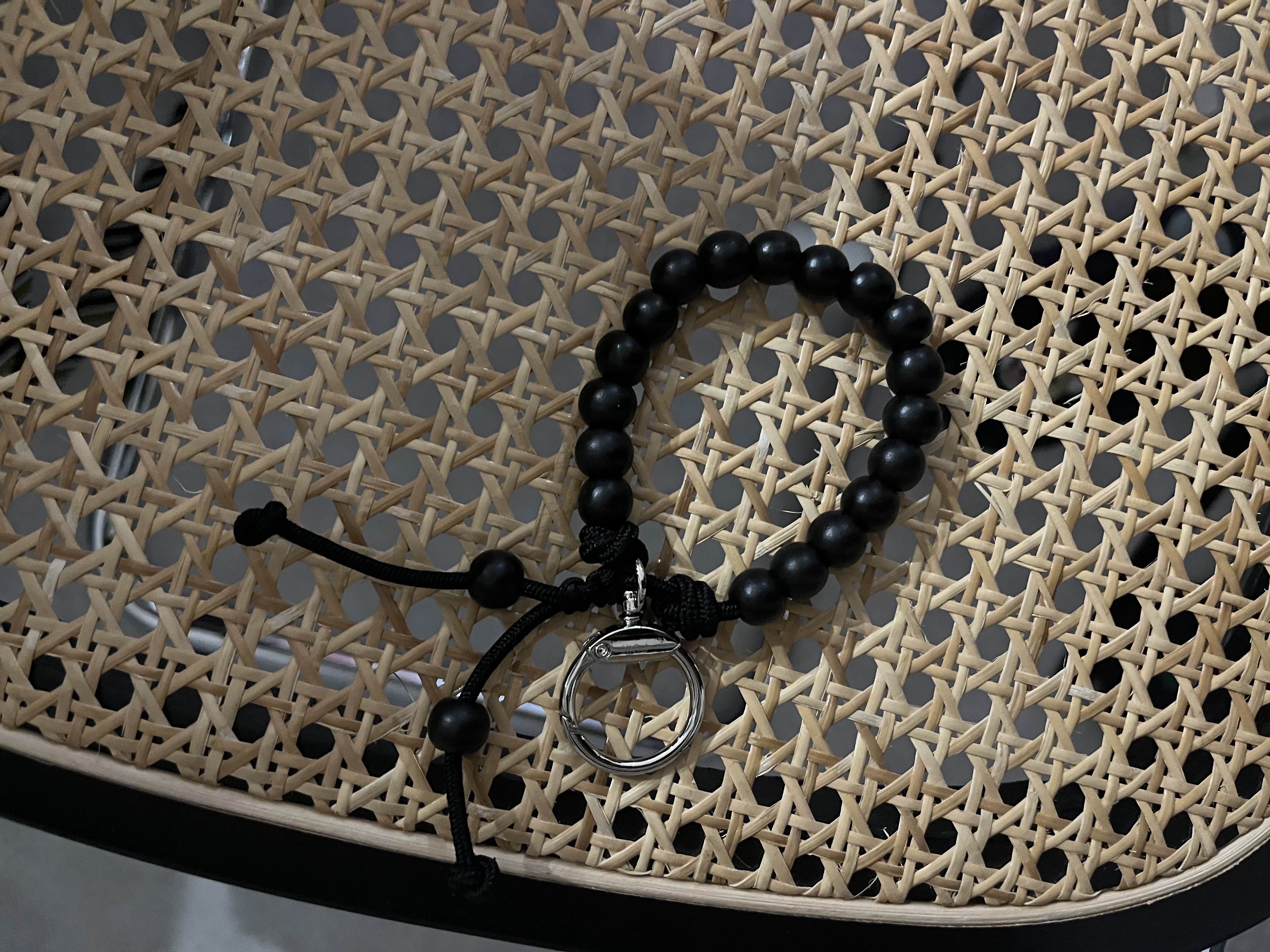 BEST 50] [3回再販](ORIGINAL) コードノットウッドキーリング (black