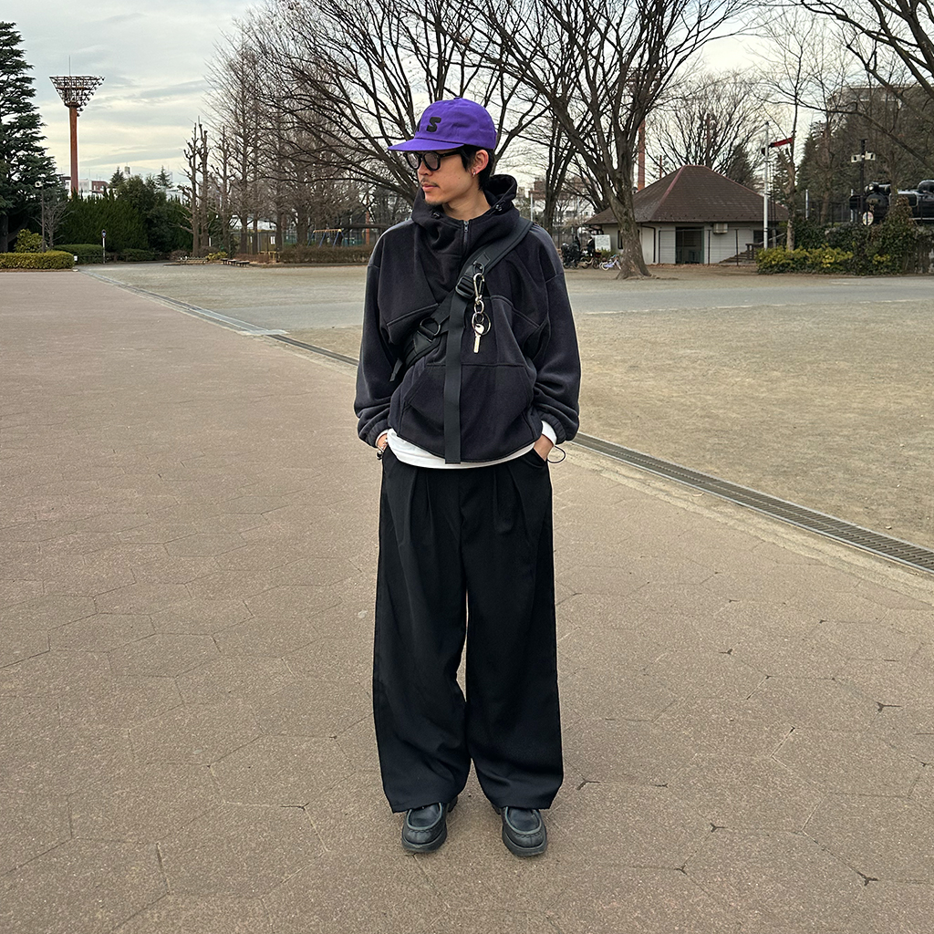 ユニセックス)ツータックワイドスラックス | ファッション通販サイト NUGU