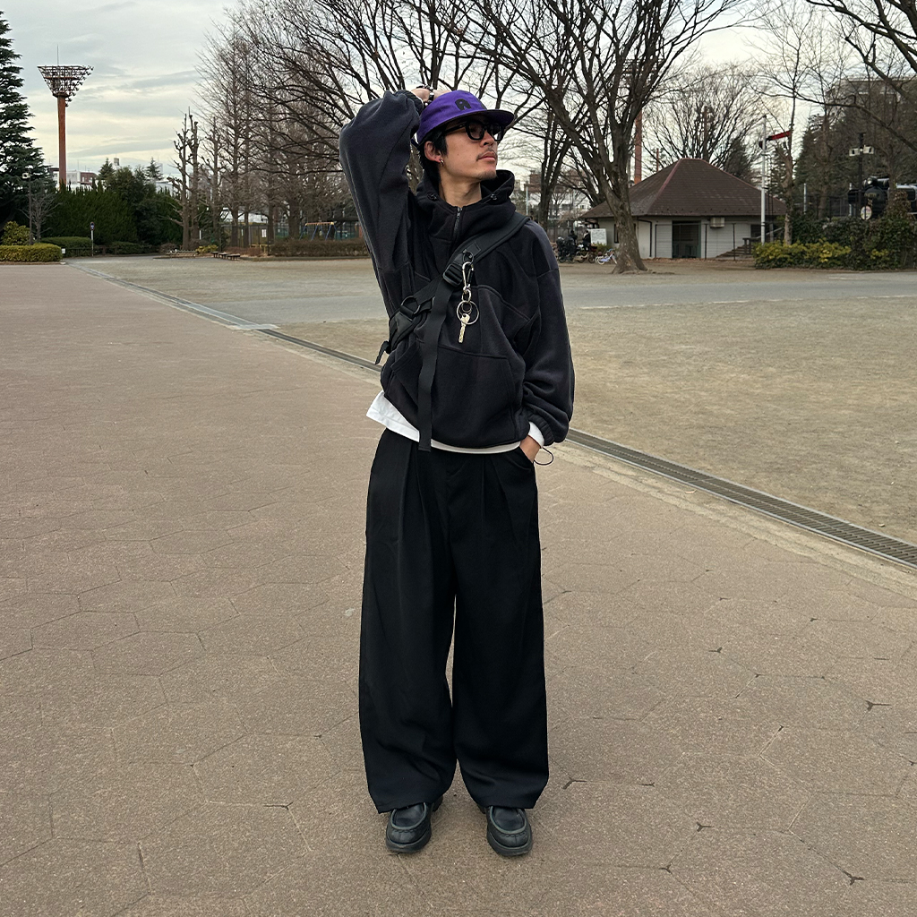 ユニセックス)ツータックワイドスラックス | ファッション通販サイト NUGU ユニセックス)ツータックワイドスラックス | ファッション通販サイト NUGU