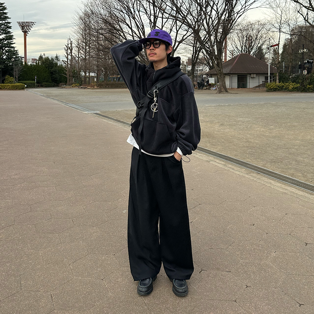 ユニセックス)ツータックワイドスラックス | ファッション通販サイト NUGU