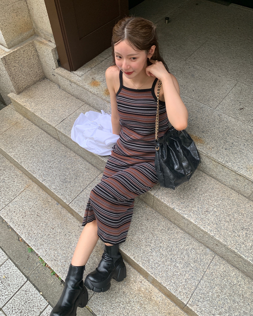 平成レトロ.未使用]メゾピアノ ミミポポ キャミソール ワンピース 90cm