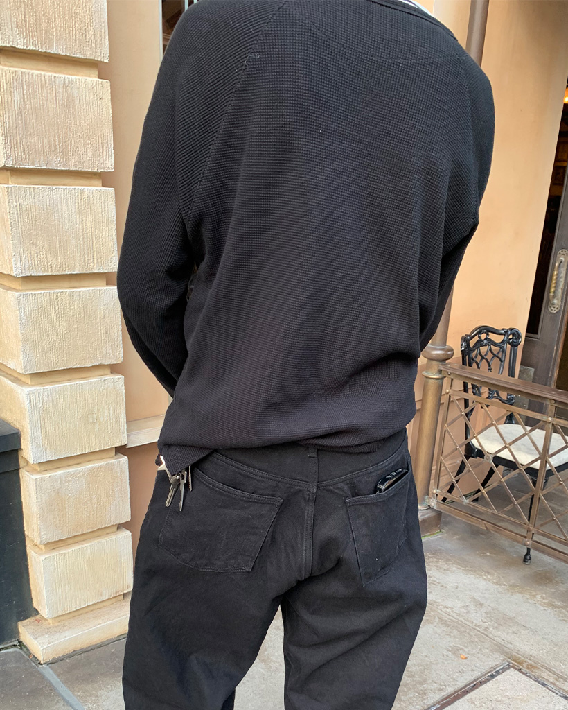 サイドボタン長袖カットソー | ファッション通販サイト NUGU