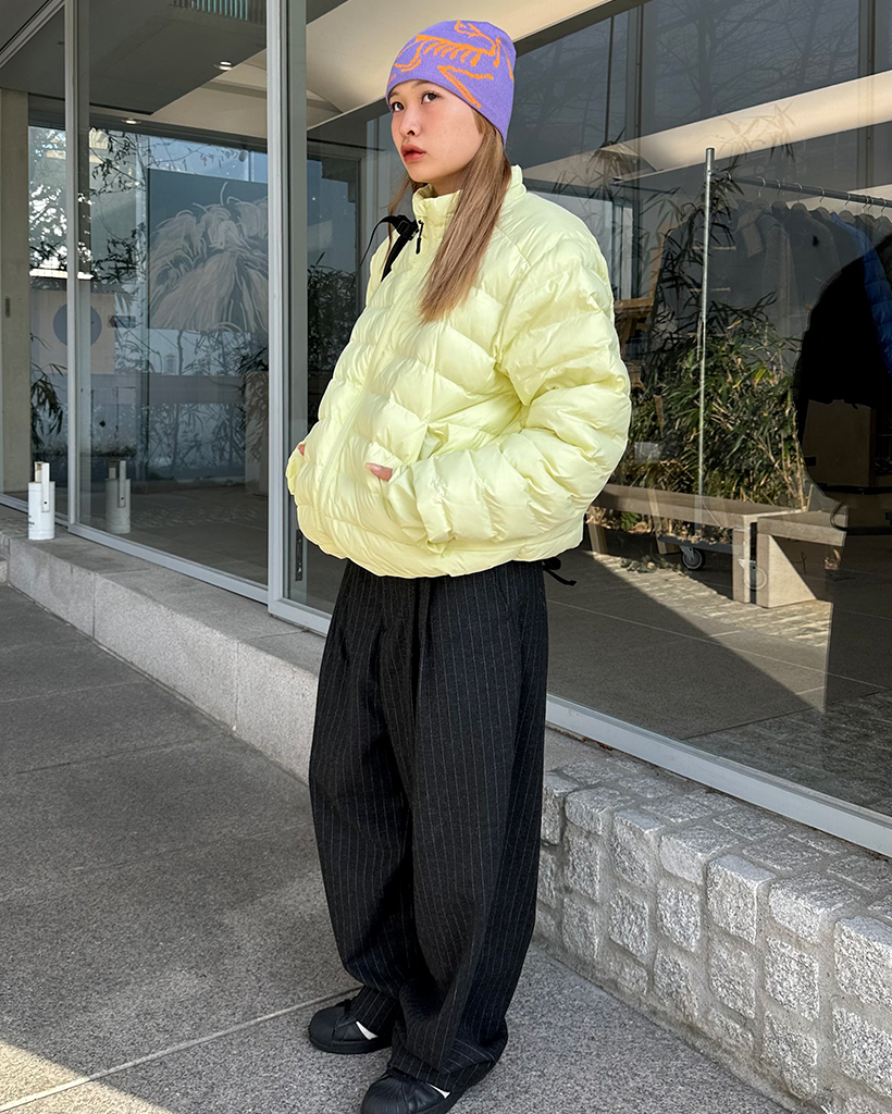 （ユニセックス）サイドセンターヨークウェイロンダウン