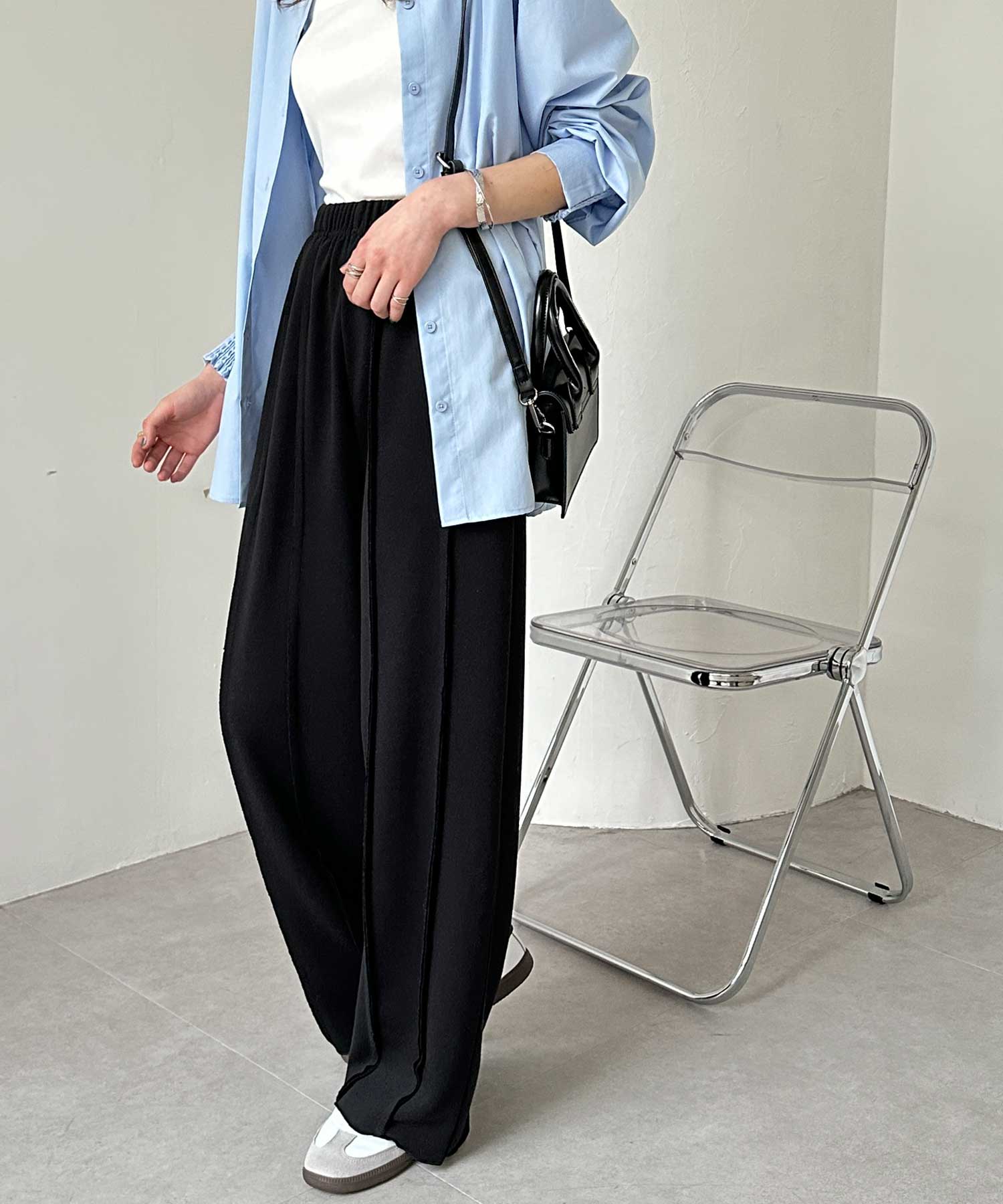 新色追加】フロントラインワイドスウェットパンツ | ファッション通販