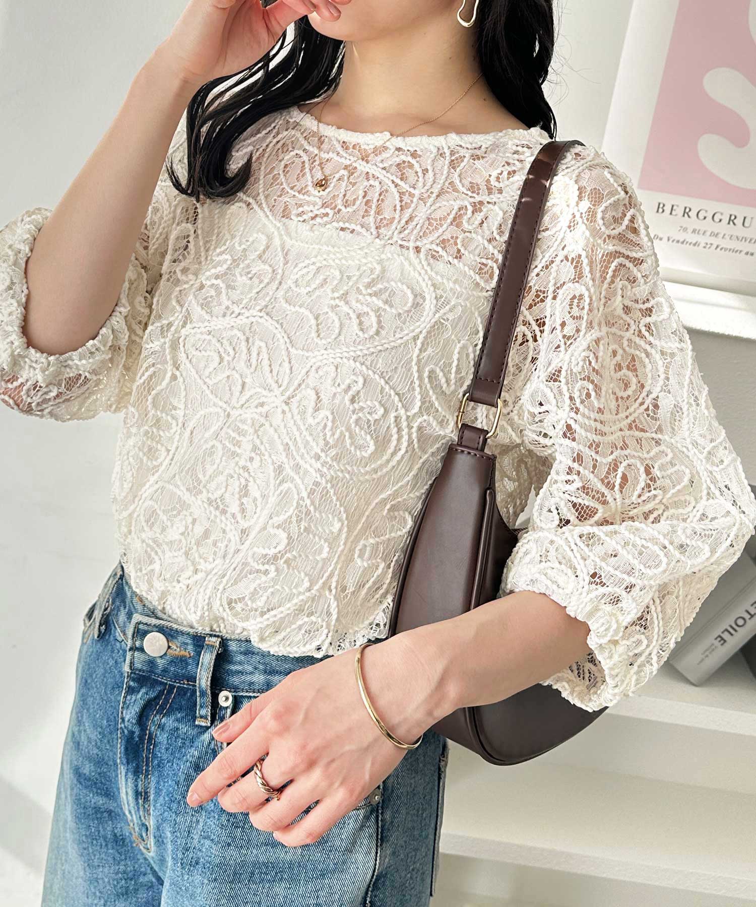 ゆもとか様オーダー用ページ 前後2WAYコードシアーレースプルオーバー | ファッション通販サイト NUGU