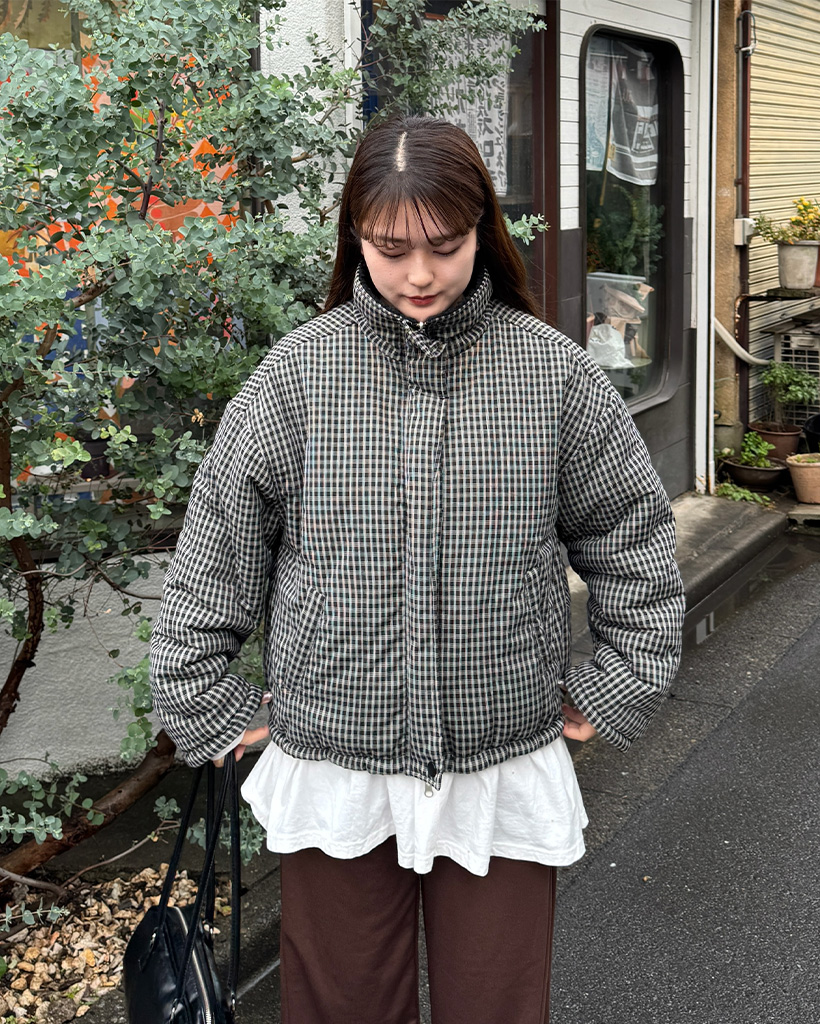 リバーシブルチェック柄フリースジャンパー | ファッション通販サイト NUGU