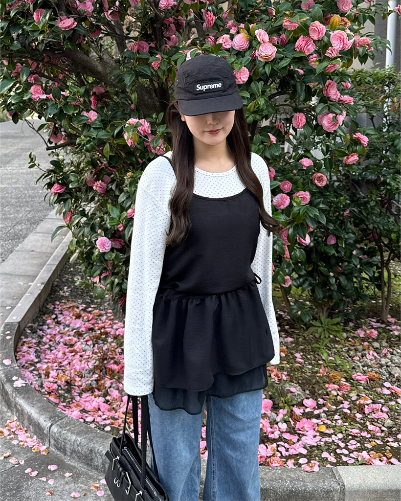 シルクレイヤードストリングポイントミニワンピース