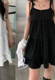 Ballerina series III ノースリーブワンピース ギャザーノースリーブワンピース(ワンピース)｜LOVELESS