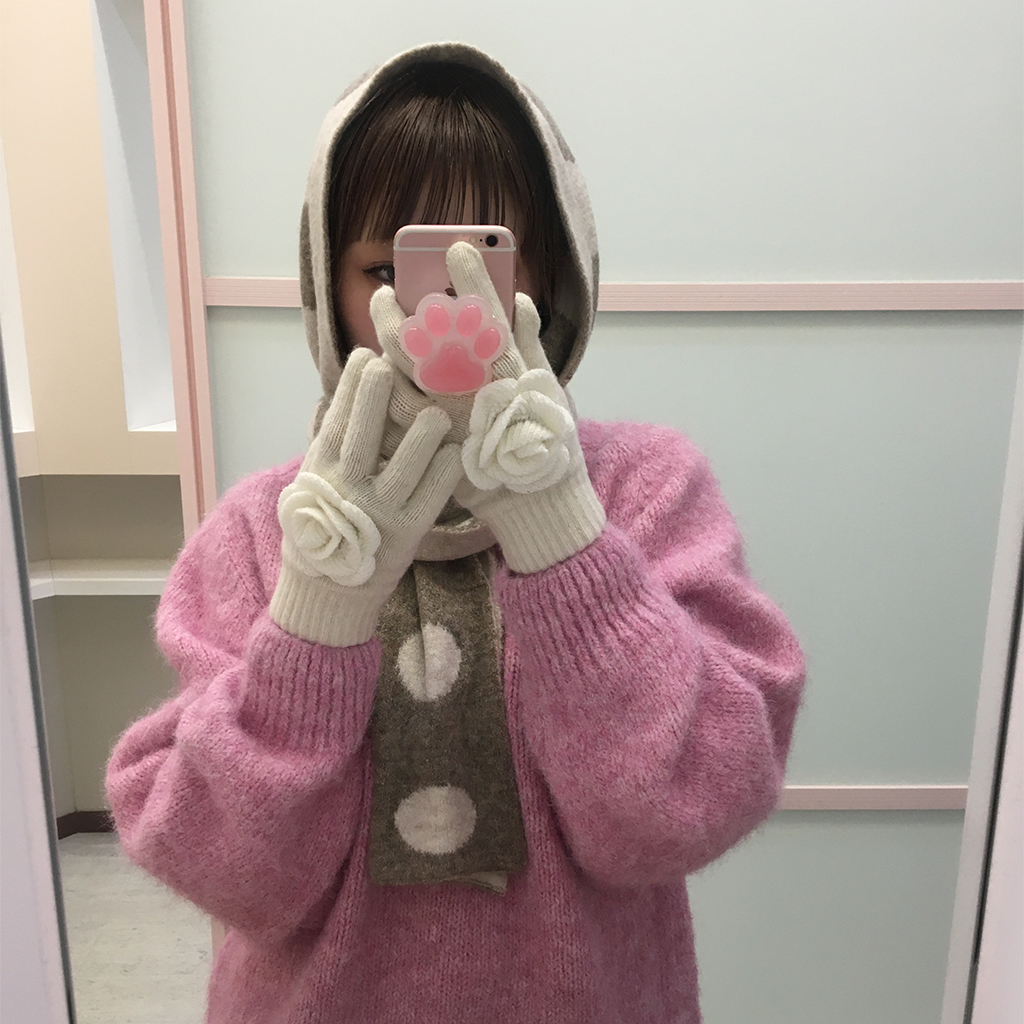 ローズポイントニットグローブ | ファッション通販サイト NUGU