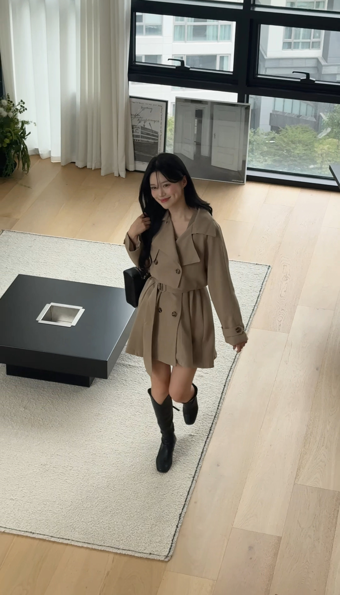 3ピース]ミニトレンチワンピース | ファッション通販サイト NUGU