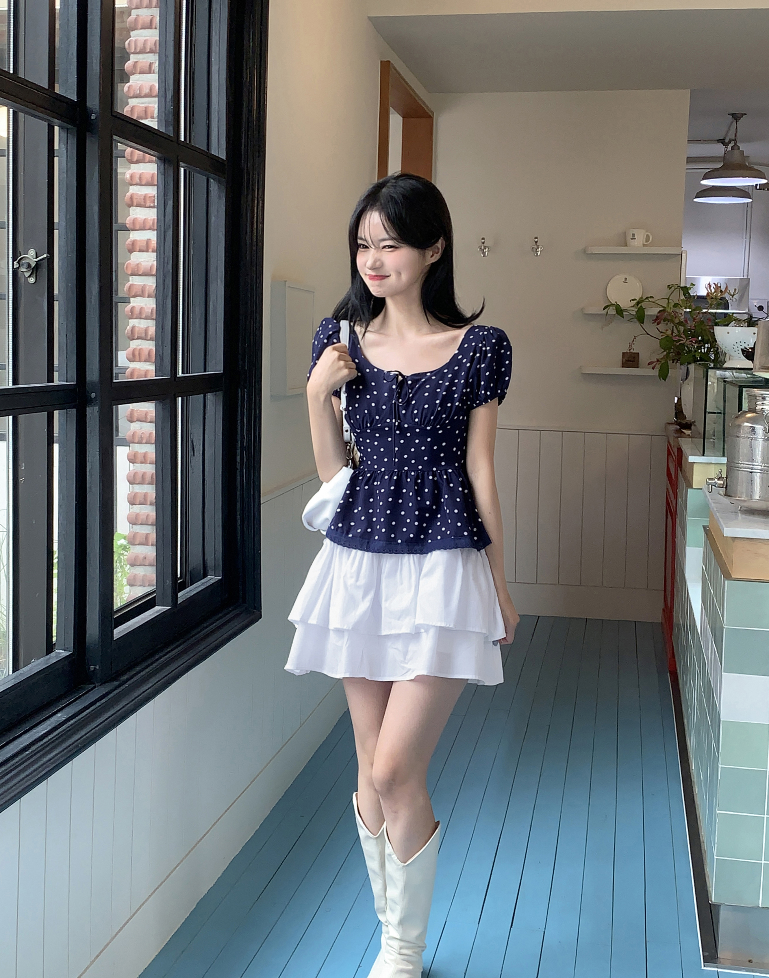 andwang グレー フリル ミニスカート ❗️新品❗️ ANDWANGスカート andwang グレー フリル ミニ