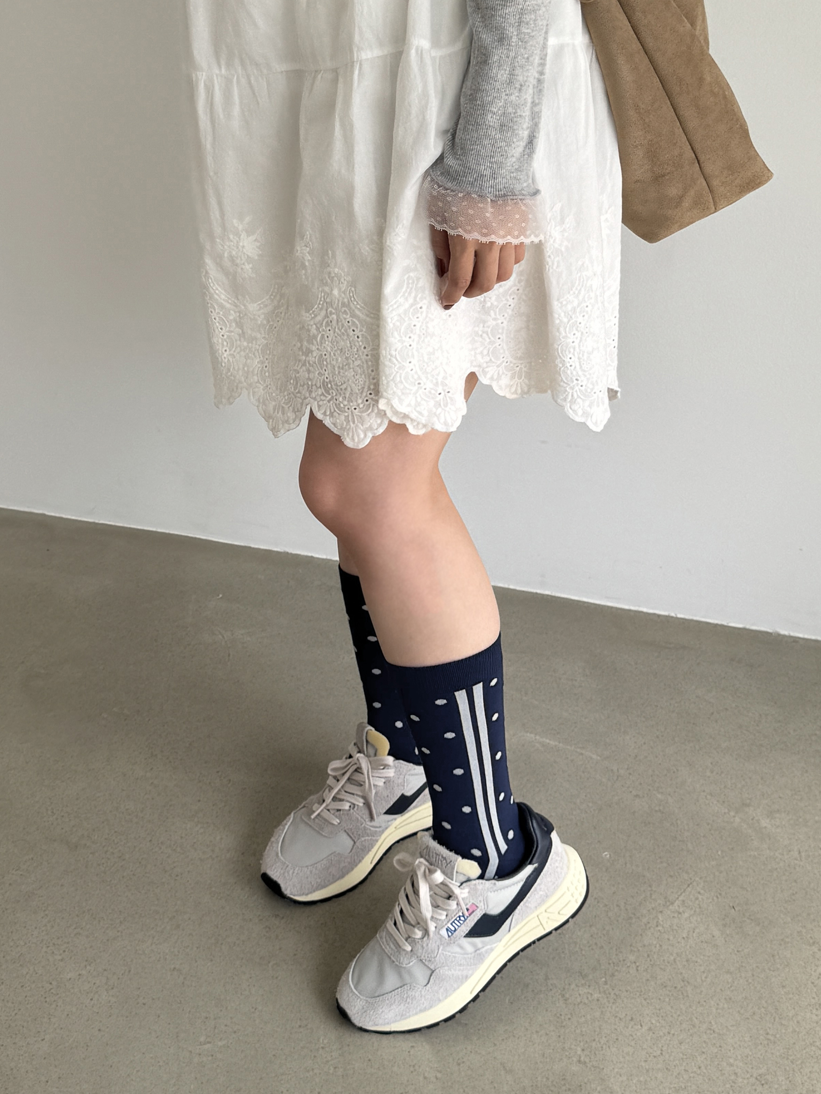 ドットサイドラインハイカット