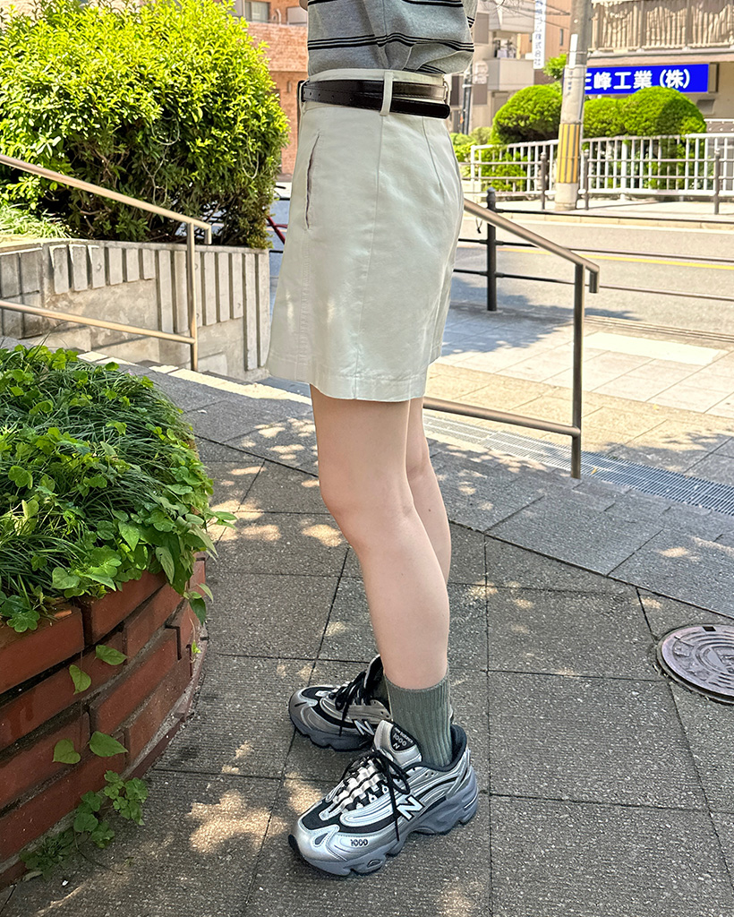 シンプルコットンショートパンツ | ファッション通販サイト NUGU