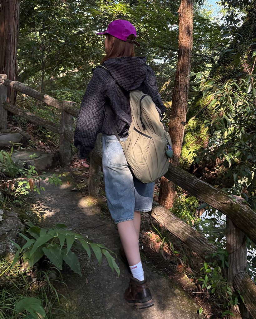 リングストラップドローストリングバックパック | ファッション通販