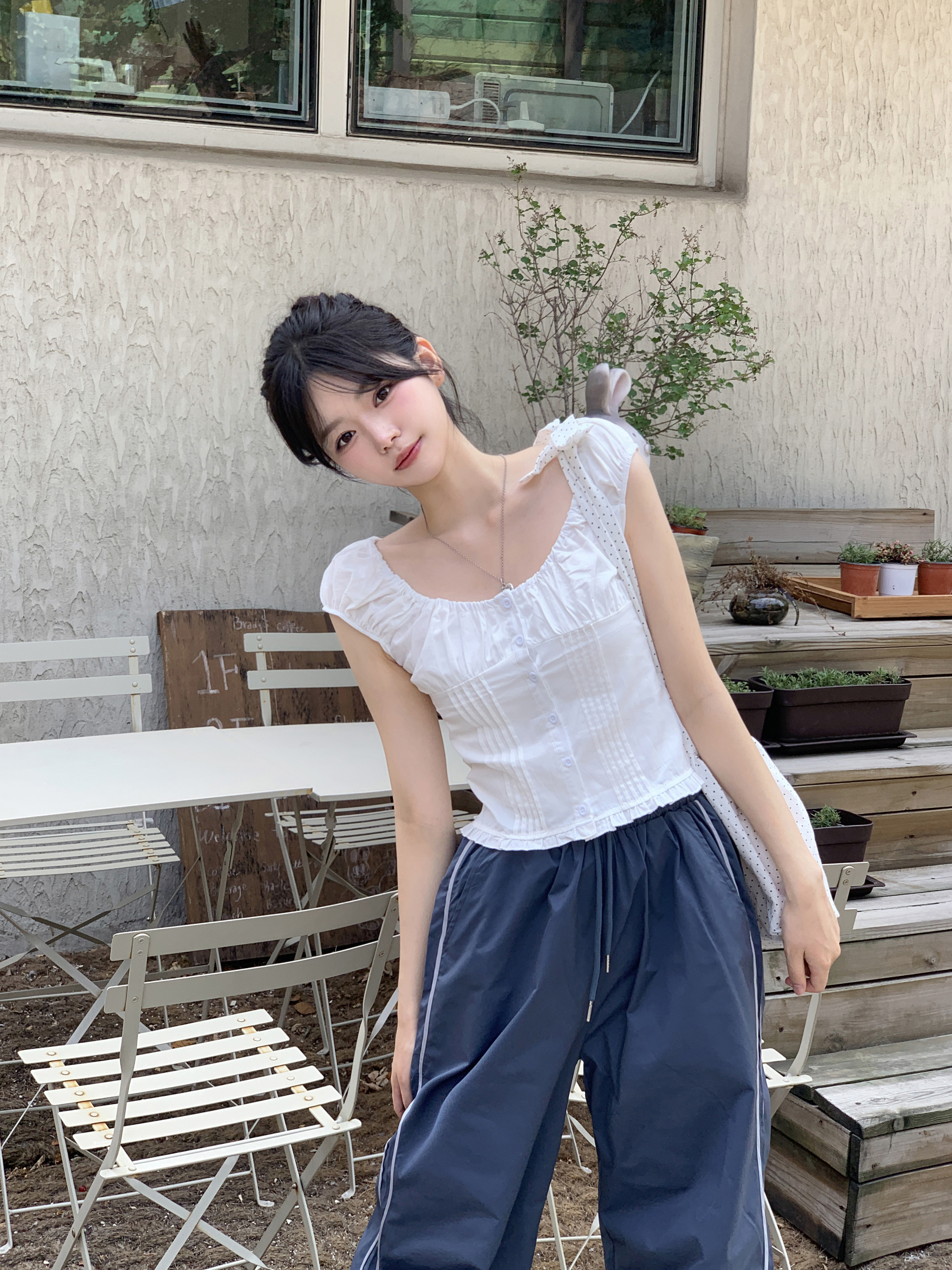 シワになりにくい・洗える》正解 シルキーサテン2wayタック