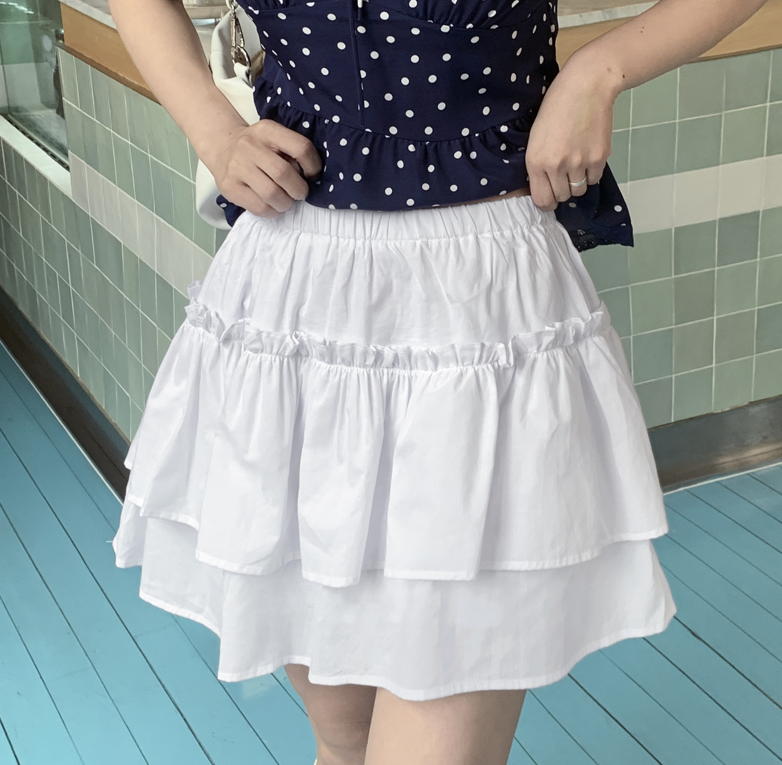 Vivienne Westwood フリル ティアード スカート Vivienne Westwood（ヴィヴィアンウエストウッド）の「ﾄﾘﾌﾟﾙ