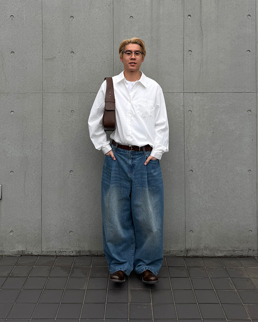 （ユニセックス）ポケットシンプルシャツ