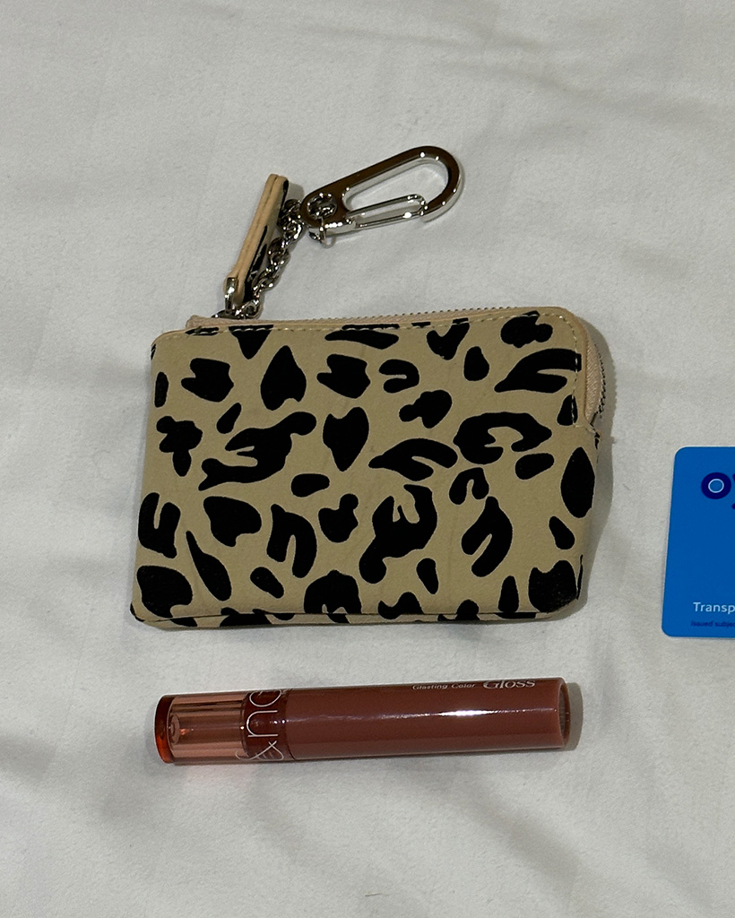 ミニレオパードポーチ財布