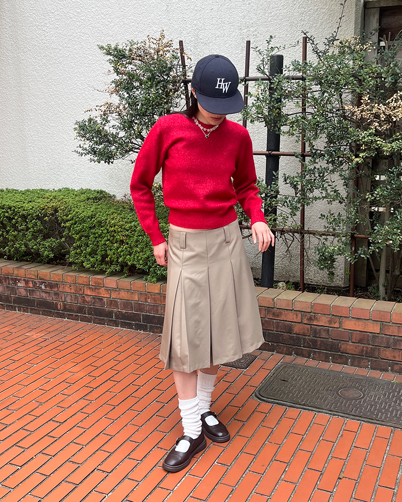 ワイドプリーツミディスカート | ファッション通販サイト NUGU