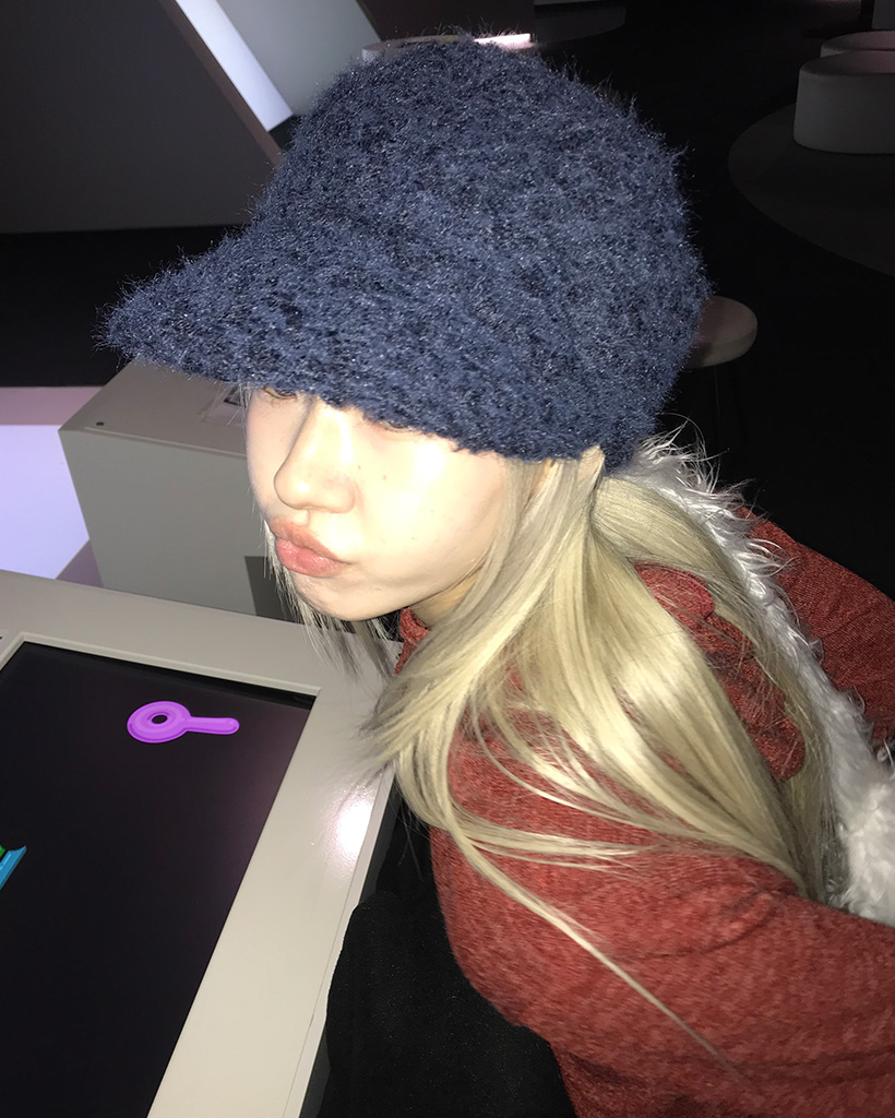 モヘアキャスケット